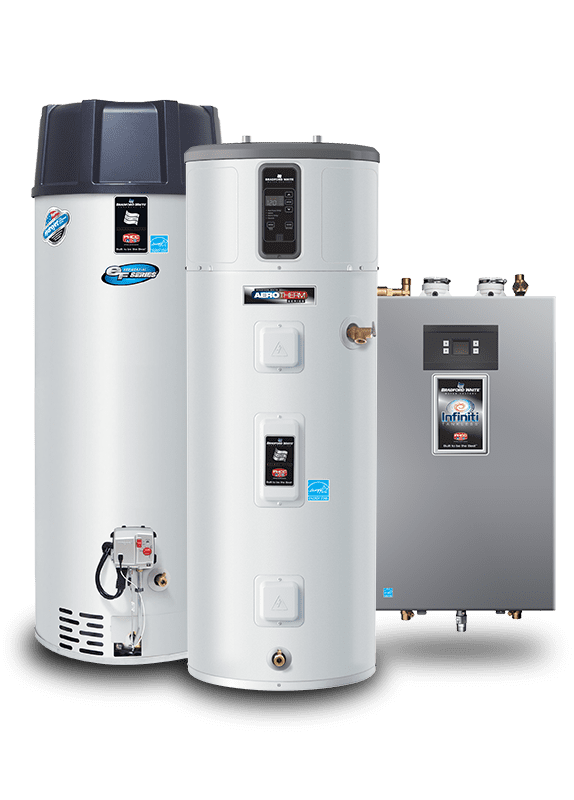 Line up of Electric Water Heaters